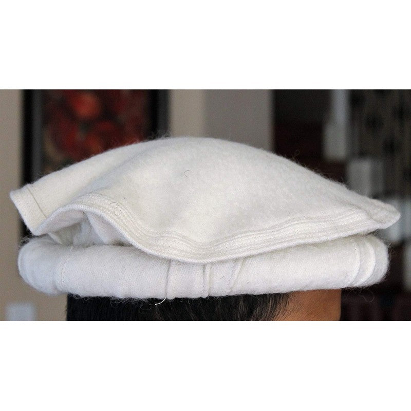 Chitrali Wool white Cap