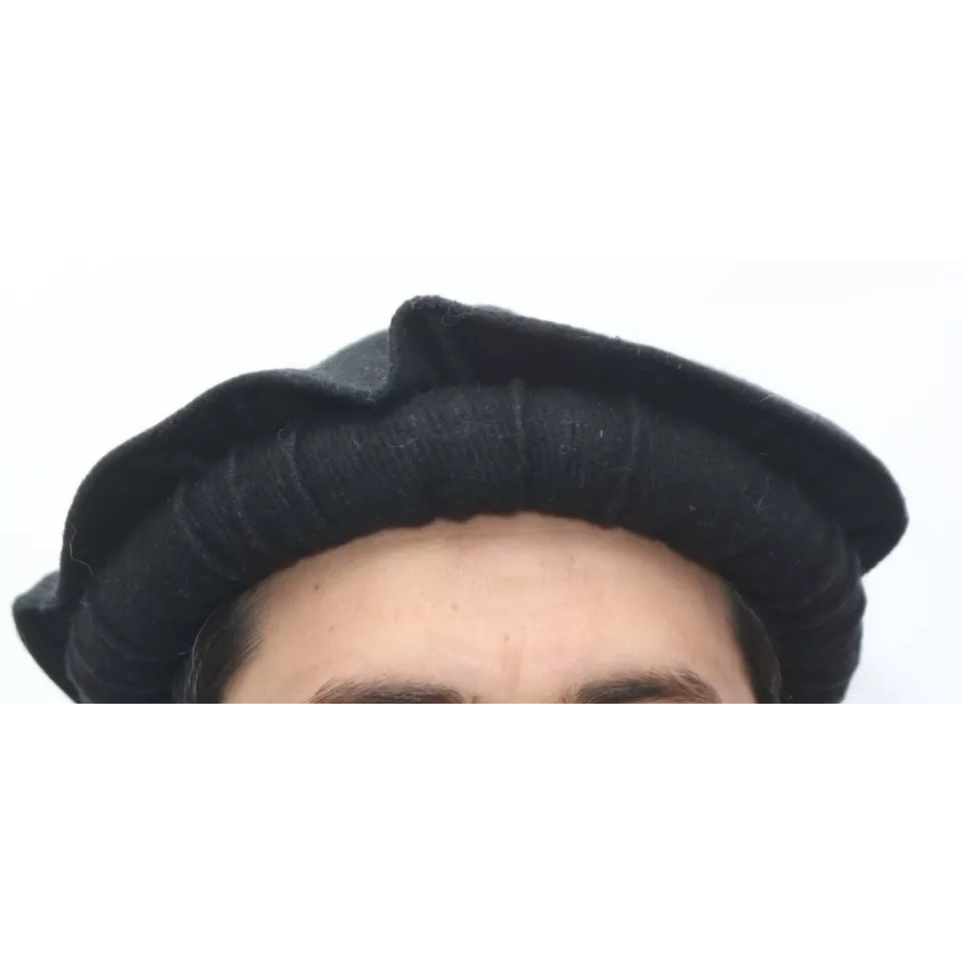 Chitrali Wool Black Cap