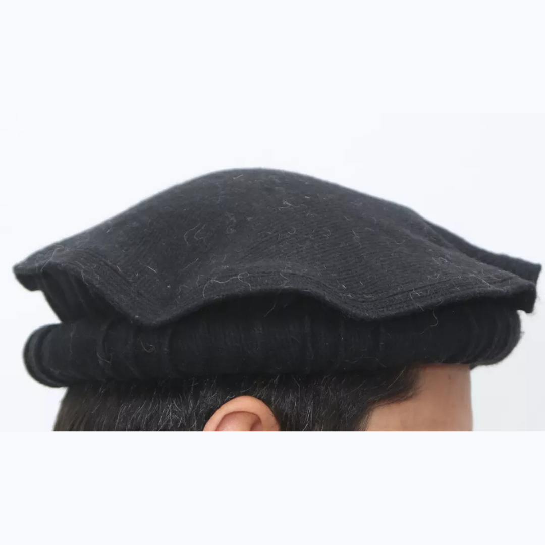 Chitrali Wool Black Cap